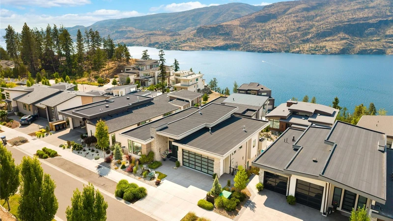Hillside homes overlooking Okanagan Lake in the Clifton / McKinley Landing area