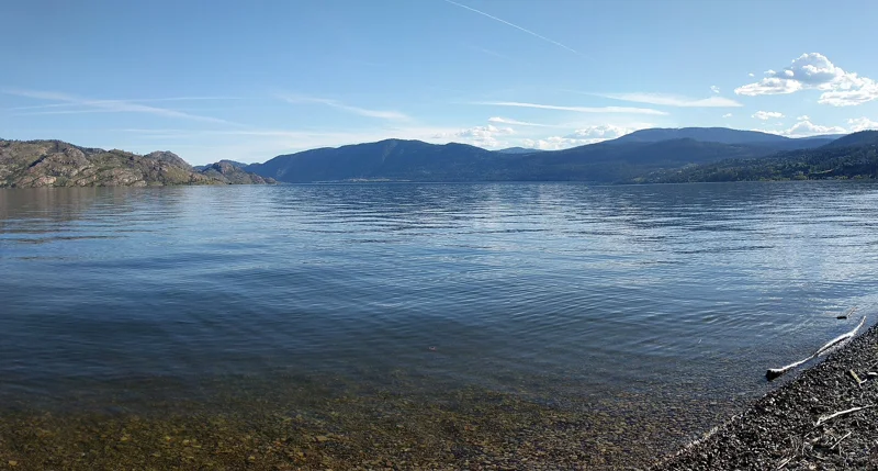 Off the coast of Peachland